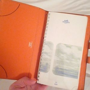 A beautiful Hermes pocket note book/diary/agenda